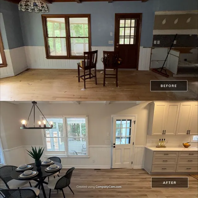 Before and after: full house remodel in Raleigh, NC, photo 88