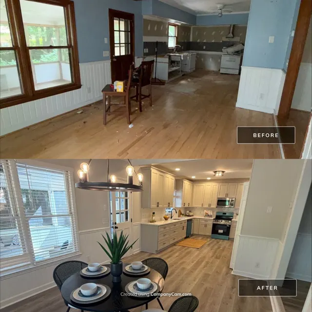 Before and after: full house remodel in Raleigh, NC, photo 91