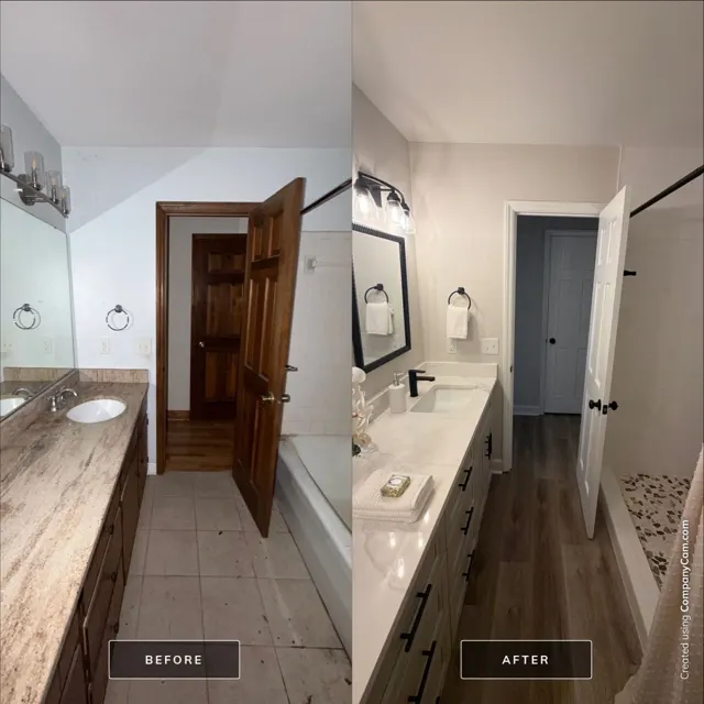 Before and after: full house remodel in Raleigh, NC, photo 104