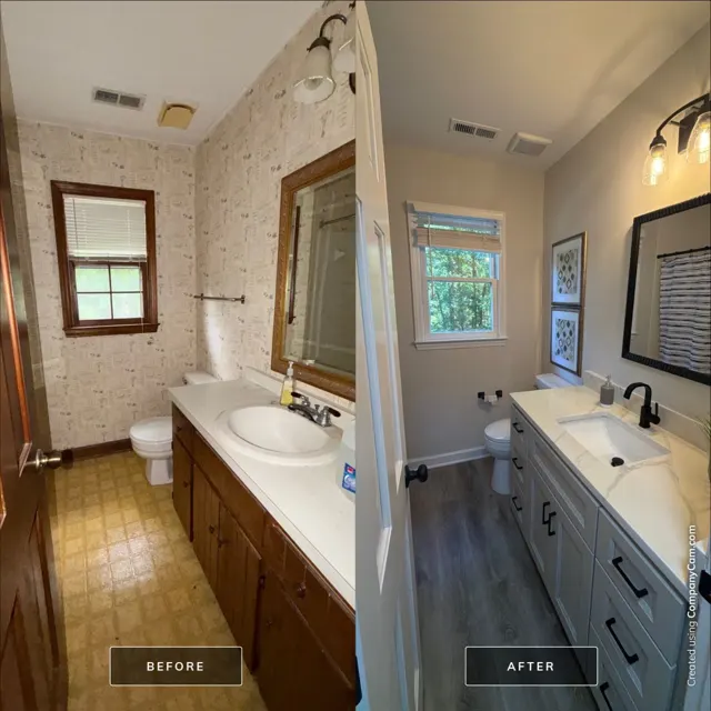 Before and after: full house remodel in Raleigh, NC, photo 140