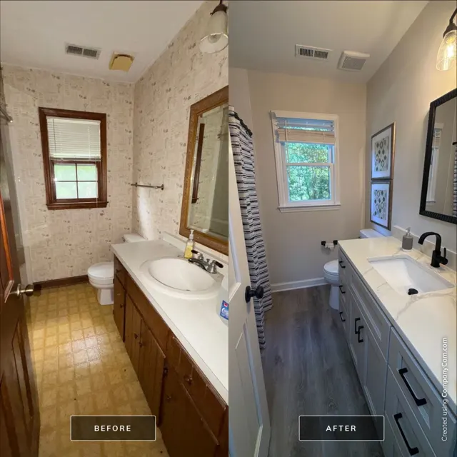 Before and after: full house remodel in Raleigh, NC, photo 141